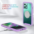 thumbnail image 3 of Compatible with Redmi Note 12 5G Case for Women Men, Shockproof Xiaomi Redmi Note 12 5G Protective Case Clear Phone Case Support Wireless Charging Cases (Purple), 3 of 7