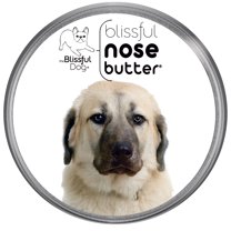The Blissful Dog® Nose Butter® I Softens, Moisturizes & Conditions Dry, Cracked & Crusty Dog Noses I The Original Nose Butter® I All Natural I Veterinarian Recommended I 1-Ounce Tin