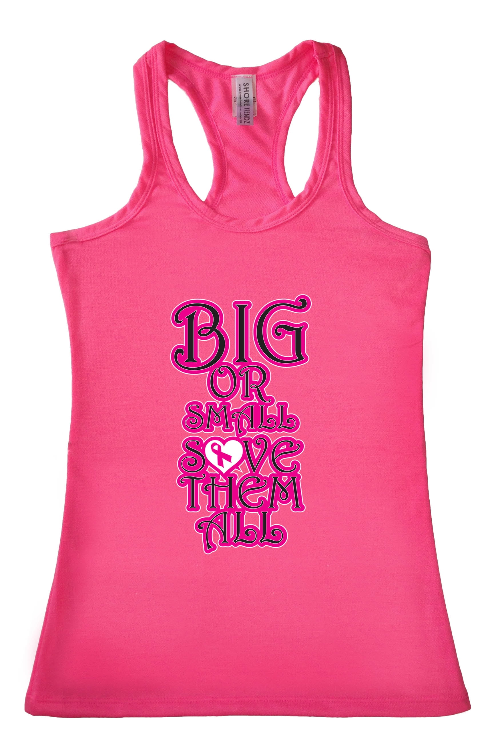 Shore Trendz Women S Tank Top Breast Cancer Awareness Big Or Small Save Them All Walmart Com Walmart Com Shore Trendz Women S Tank Top Breast Cancer Awareness Big Or Small Save Them All Walmart Com Walmart Com