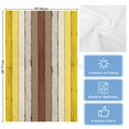 thumbnail image 5 of Yellow Brown Kitchen Towels Set of 2, Water Absorbent Dish Towel, Farmhouse Wood Grain Vintage Striped Decorative Hand Towels - Quick Drying Cloth for Cooking Baking, 18x28 Inch, 5 of 8