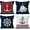 Blue, variant on Coastal Coral Throw Pillow Covers Set of 2 16x16 Inch Starfish Beach Nautical Pillow Covers Summer Farmhouse Pillowcases Linen Square Cushion Covers for Sofa Couch Bedroom Home Decoration Embrace C