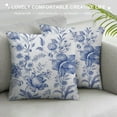 thumbnail image 3 of PIKWEEK Chinoiserie Pillow Covers Outdoor Blue and White Porcelain Floral Decoration Cushion Cover Vintage Pillow Case for Bed Living Room Couch Home Decor, 3 of 5