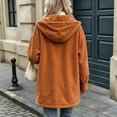 thumbnail image 4 of Corduroy Jacket for Women Oversized Long Sleeve Button Down Jacket Casual Work Travel Fall Winter Coat, M, 4 of 8