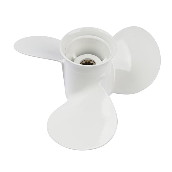 GELUOXI 9 7/8 x 11 1/4'' Propeller Outboard for Yamaha Engine 20-25-30HP 10 Spline Tooth 664-45947-01-00 664-45947-01-36