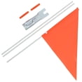 thumbnail image 2 of HLONK Reflective Pennant Motorcycle Flag 2 Sets Safety Warning Flagpole Glass Bikes Riding Advertising Child, 2 of 6