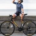 thumbnail image 6 of 700C Hybrid Road Bike, 24 Speed Adult City Commuter Bike with Double Disc Brakes and Aluminum Lightweight Frame for Men, Women, 6 of 6