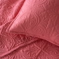 thumbnail image 3 of Martha Stewart Everyday 3 Piece Quilt Set - Queen, Solid Cherry Blossom, 3 of 8