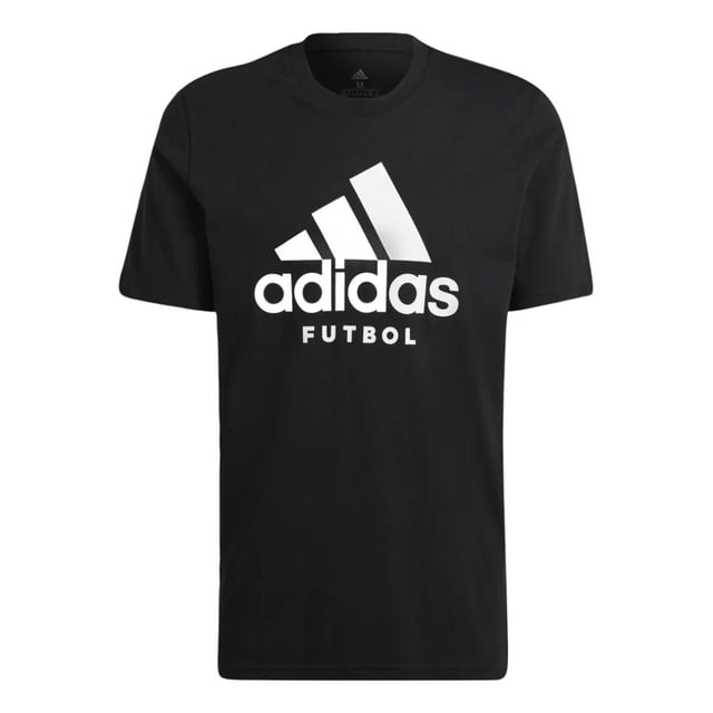 Playera adidas Hombre Futbol Logo Negro negro M