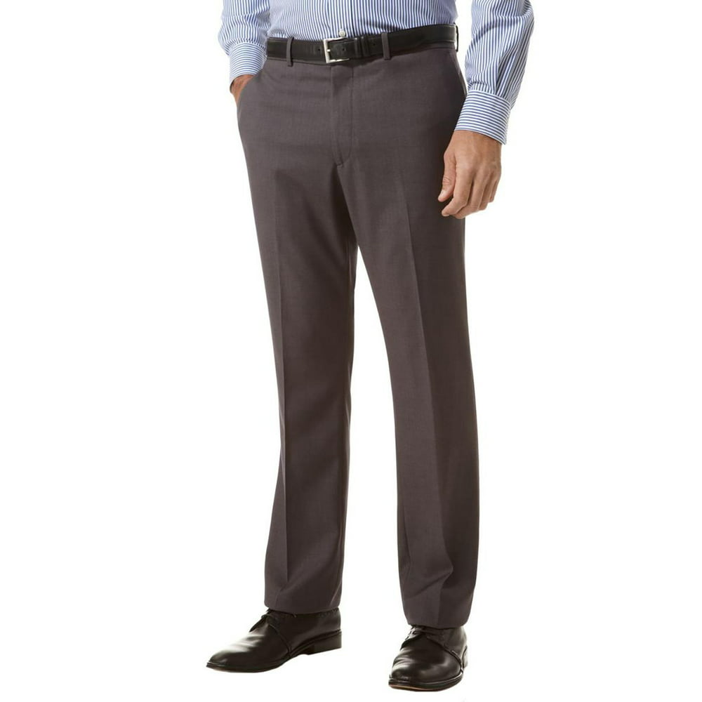 Perry Ellis - Perry Ellis Mens Solid Slim Fit Dress Pants - Walmart.com ...