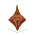 thumbnail image 2 of Vickerman MT194088D 8 in. Copper Candy Glitter Drop Ornament, 2 of 3