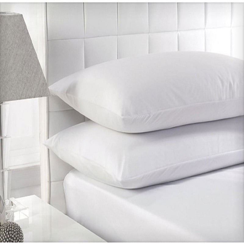 J V Textiles Beauty Sleep Cotton White Feather Pillows Set Of 2
