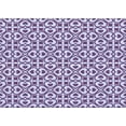 thumbnail image 1 of Ahgly Company Machine Washable Indoor Rectangle Transitional Bright Grape Purple Area Rugs, 2' x 5', 1 of 1