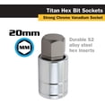 thumbnail image 3 of 3/8" DR 20mm hex bit socket, 3 of 4