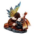 thumbnail image 4 of Ebros Enchanted Friendship Beautiful Fairy With Baby Dragon Statue Decorative Mythical Fantasy Figurine Collectible, 4 of 5