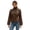 Brown, variant on uublik Women's Trench Coat Khaki Long Sleeve Classic Overcoat Open Front Cardigan Jacket