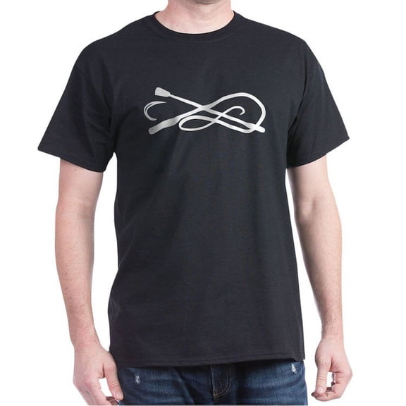 CafePress - Whip And Crop Decorative Motif T Shirt - Men's Classic Graphic Cotton T-Shirt