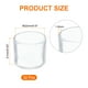 thumbnail image 2 of Uxcell 32 Pcs Protectores de Suelo de Silicona para Patas de Silla 22 mm/0.9" Redondos Tapas Antideslizantes para Patas de Silla para Pisos de Madera Reducir Ruido y Rasguños, Transparente, 2 of 6