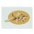 thumbnail image 1 of Goldfish Cutting Board, Goldfish Sketchy Graphic on the Background of an Orange Circular Spot, Decorative Tempered Glass Cutting and Serving Board, in 3 Sizes, by Ambesonne, 1 of 2