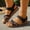 Black, variant on Norvail Womens Arch Support Backstrap Walking Sandals, Wide Foot Sandals for Women Dressy, Comfortable Supportive Sandals for Summer Beach Vacation Daily Wear