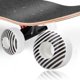 thumbnail image 3 of BLLBOO Skateboard Rocker Wheel - Skateboard Wheel 95A PU White Stripe 52x30mm Skateboard Double Rocker Wheel Ruedas deslizantes de Baja Velocidad 4PCS, 3 of 5