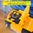 thumbnail image 2 of ORUYROP Aonomi Compatible Labels Tape Replacement for DYMO 18052 Heat Shrink Tube Compatible with DYMO Industrial Rhino 5200, 4200, 5000, 6000 Label Maker (1/4", Black on Yellow), 3-Pack, 2 of 7