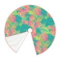 thumbnail image 2 of KLL Colorful Palm Leaves Christmas Tree Skirt 48" ,Party Decorations Farmhouse for Christmas Decorations Holiday Party, 2 of 6