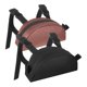 thumbnail image 1 of Bolsa para sillín de caballo, paquete de 2, tela Oxford, con cremallera, bolsillo y pomo ajustable Negro y marrón, 1 of 9