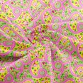 thumbnail image 2 of Erosebridal Pink Princess City Map Fabric by the Yard 3 Yards, Castle Ferris Wheel Road Pattern Room Decor Fabric by the Yard, 2 of 7