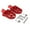 Red, variant on Motorcycle Universal CNC Colorful Footpeg Footrest Foot Pegs For HONDA CRF XR 50 70 110 M2R SDG DHZ SSR KAYO Pit Bike