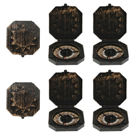 

6Pcs Pirate Captain Compass Toy Xmas Cosplay Costume Prop Chic Compass Plaything