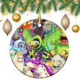thumbnail image 3 of My Singing Monsters Circular Ceramic Pendants Christmas Tree Decorations Hanging Ornaments Xmas Round Ornaments 2 Pcs, 3 of 8