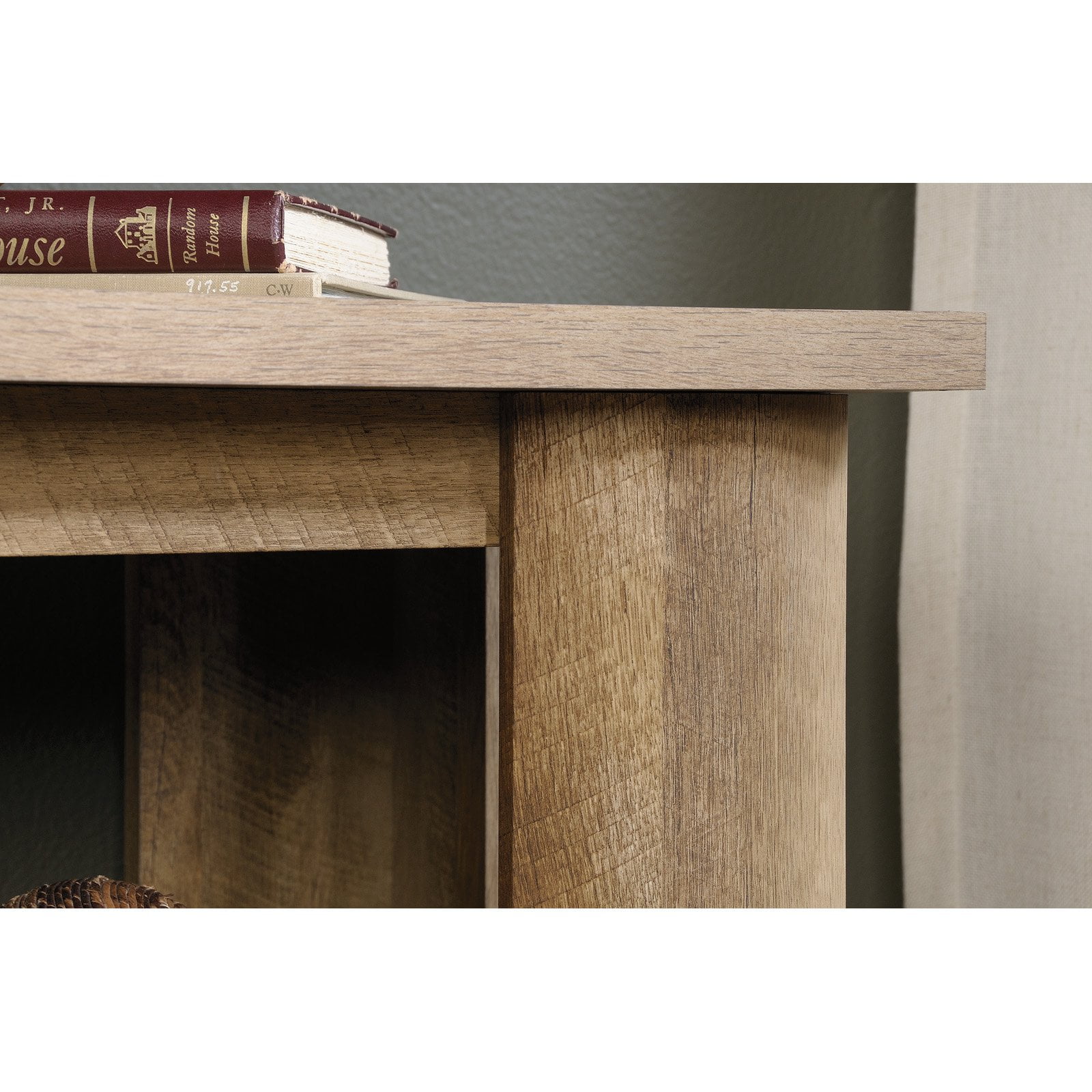 Sauder Boone Mountain Bookcase Craftsman Oak Finish Com