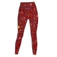 thumbnail image 3 of yunLCZ Women's Straight Leg Pants High Wa Ladies Casual Shining High Waist Slimming Casual Versatile Pants, 3 of 3