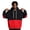 Black, Red, variant on Men's Hoodie Drawstring Hooded Long Sleeve Color Block with Kangaroo Pocket Soft Touch Pullover Basic Top for Fall Winter Everyday Wear and Weekend Outings Black L