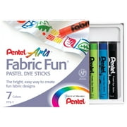 Pentel Fabric Dye Stick Set, 7-Colors