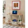 thumbnail image 1 of KB HO311 Bureau de 29 x 46 x 18 Po - Naturel et Blanc, 1 of 1