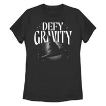 Women's Wicked Defy Gravity Witch Hat Graphic T-Shirt