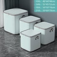 thumbnail image 3 of Lzobxe Fabric Cube Organizers and Storage with Zippers and Lids, Large Collapsible Stackable Storage Bags Dresser for Dorm Home, Office, Bedroom, 3 of 8