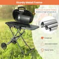 thumbnail image 6 of Costway Portable Propane Grill Folding Gas Grill Griddle with Wheels & Side Shelf, 6 of 11