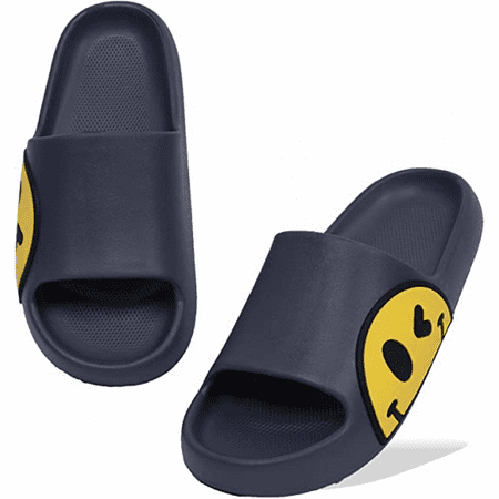 

Wish Sandals for Girls and Boys Women s Slipper Sandals EVA Non-Slip Indoor and Outdoor Kids Slippers Smile Face Open Toe Spa Bath Pool Fitness House Leisure Shower Shoes S227