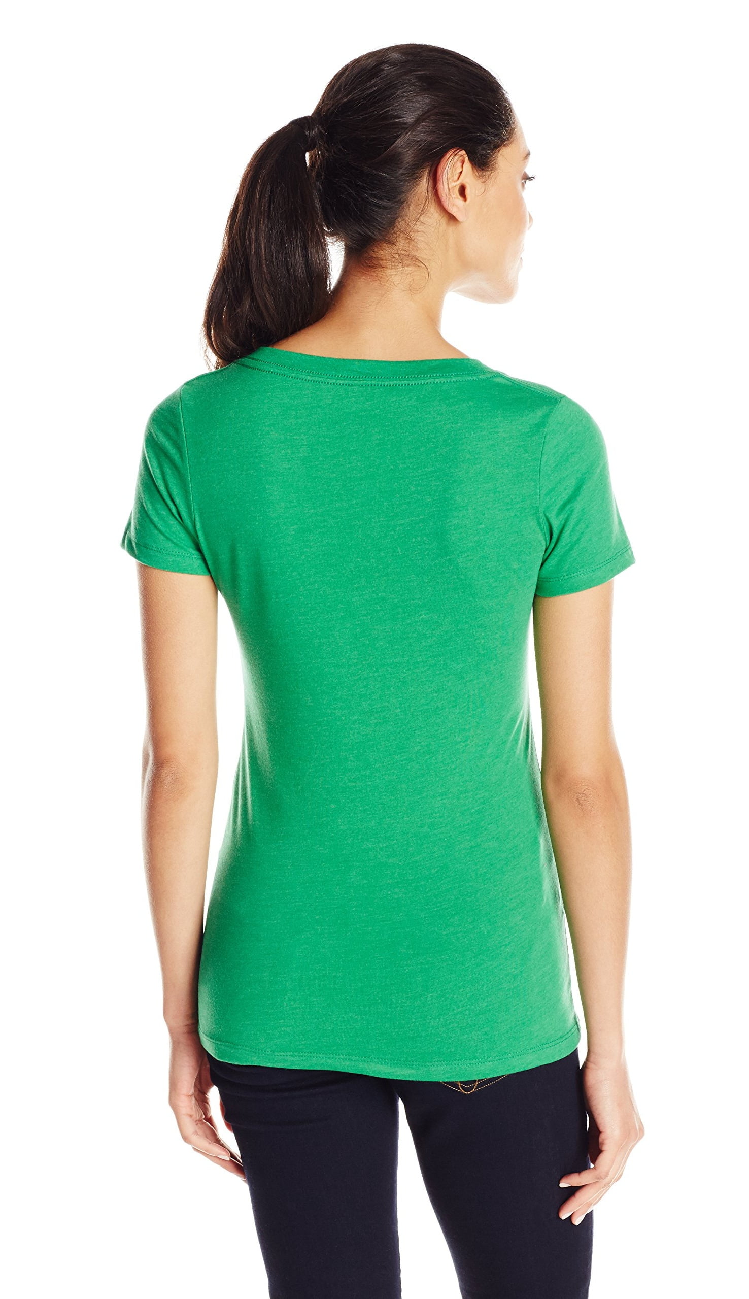 Women's Deep V-Neck Short Sleeve T-Shirt