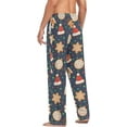 thumbnail image 5 of HPINK-T Xmas Gingerbreads Pajama Pants for Men Pajama Bottoms Mens Pjs Sleep Lounge Pants with Pockets, 5 of 7