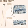 thumbnail image 4 of FORMRS Women Crossbody Purse with Chain Strap Vegan Leather Shoulder Handbag, Winter Village Serenity, 4 of 7
