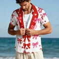 thumbnail image 6 of Awdenio Tshirts Shirts for Men Summer Beach Casual Short Sleeve Button Down Shirts Novelty Print Tropical Beach Shirts, 6 of 9