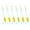 Yellow, variant on 6Pcs Retractable Piston-Filled Fountain Pen for KidAdu1tStudent Handwriting