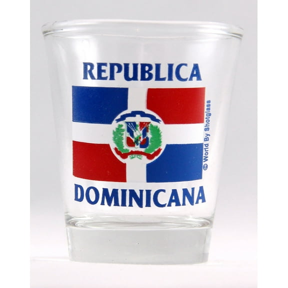 Dominican Republic Flag Shot Glass