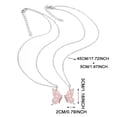 thumbnail image 3 of asddcavvf Necklace Butterfly Collarbone Chain Friendship Card Good Friend Magnet Set Necklace Creati, 3 of 4