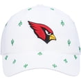 thumbnail image 2 of Women's '47 White Arizona Cardinals Confetti Clean Up Adjustable Hat, 2 of 4