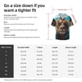 thumbnail image 5 of Pofeuu Hawaiian Swimming Lion Print Mens Casual Short Sleeve Shirts Beach Summer Spread Collar Pocket Tops Men's Casual Short-sleeved Shirt-X-Large, 5 of 5