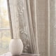 thumbnail image 1 of Cortinas Jinchan Winslow de lino bordadas, 244 cm de largo, color marfil, 1 of 8